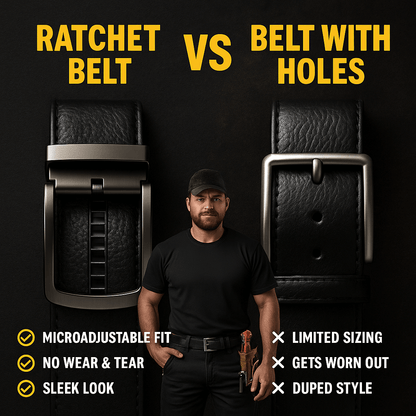 V&O™ - Leather Ratchet Belt