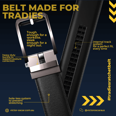 V&O™ - Leather Ratchet Belt